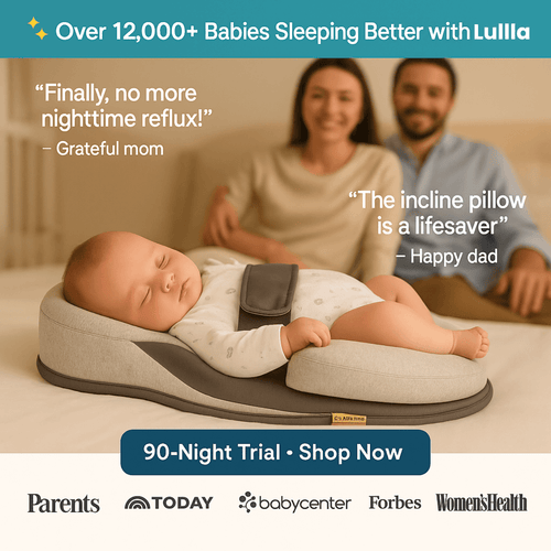 LullaNest™ - Reflux, Soothes Baby & Lets You Rest
